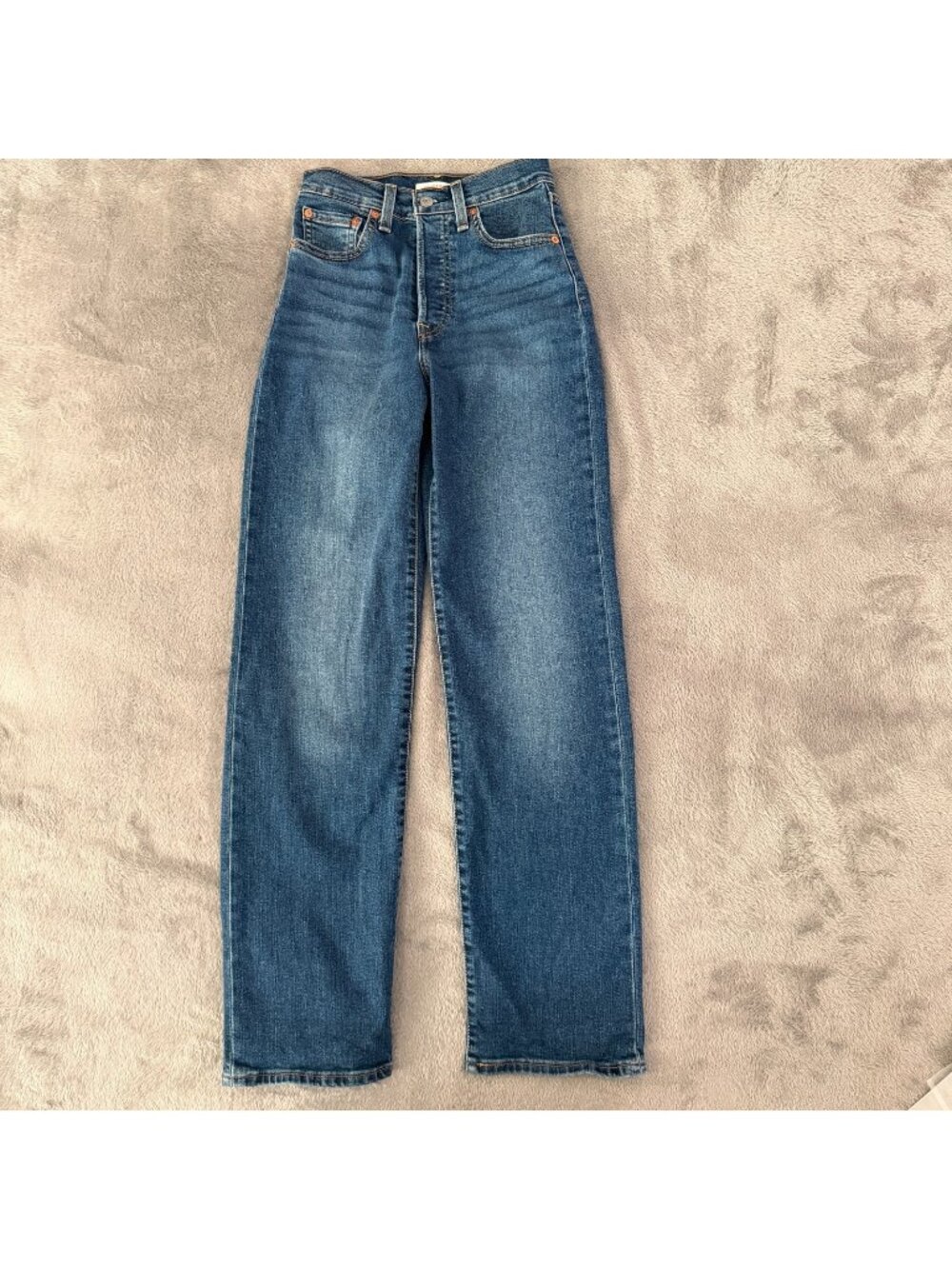 Levis Ribcage Straight Leg Jeans Womens size 25